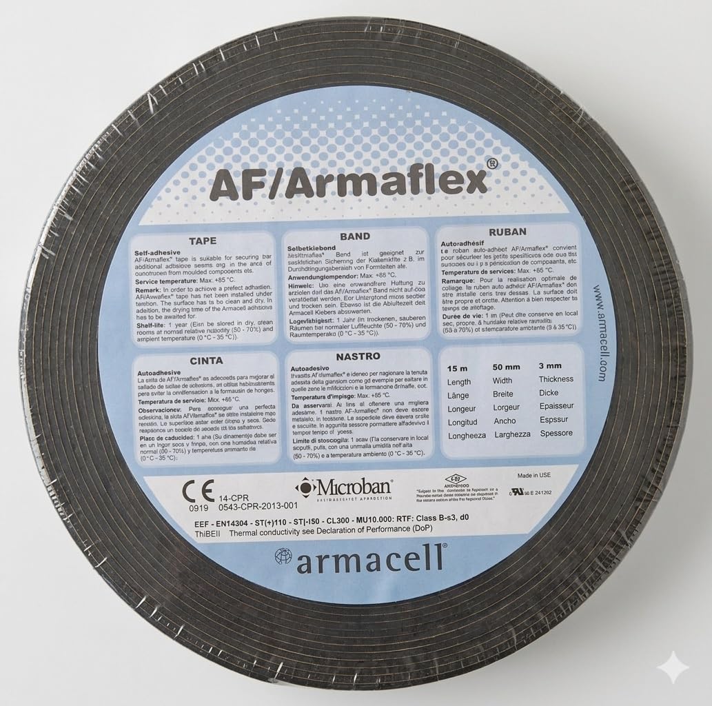 Armaflex Home Camperset selbstklebend + Original ISOFIT Keramikmesser (Camperset A)