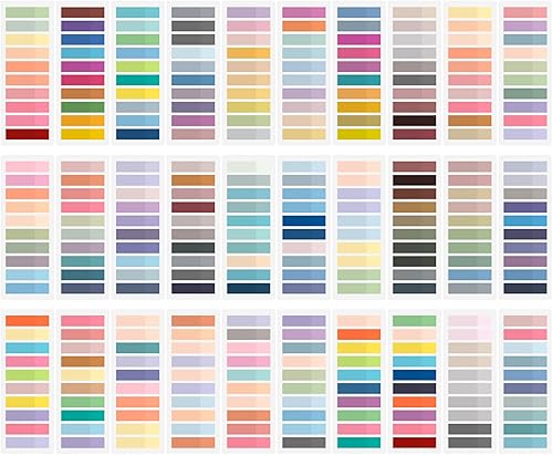 ZTML MS 6000 pestañas adhesivas Morandi, 30 hojas de pestañas para anotar libros, pestañas de anotación de banderas de página, marcadores de página,