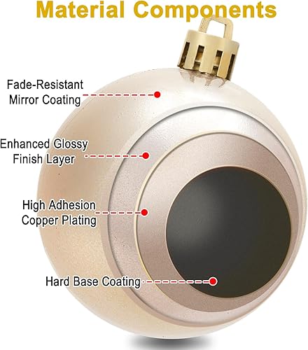Miniatura 3 de AMS bolas de navidad de adorno inastillables y reutilizables. Ideales para decorar el hogar, hacer fiestas o regalos, 72 unidades