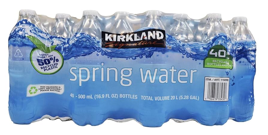 スプリングウォーター Amazon.co.jp: KIRKLAND SIGNATURE スプリング ウォーター 500ml