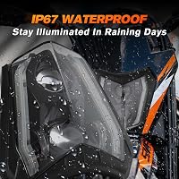 DREAMIZER Motorcycle LED Fényszóró E24 6500K Enduro ATV KTM Kompatibilis 6