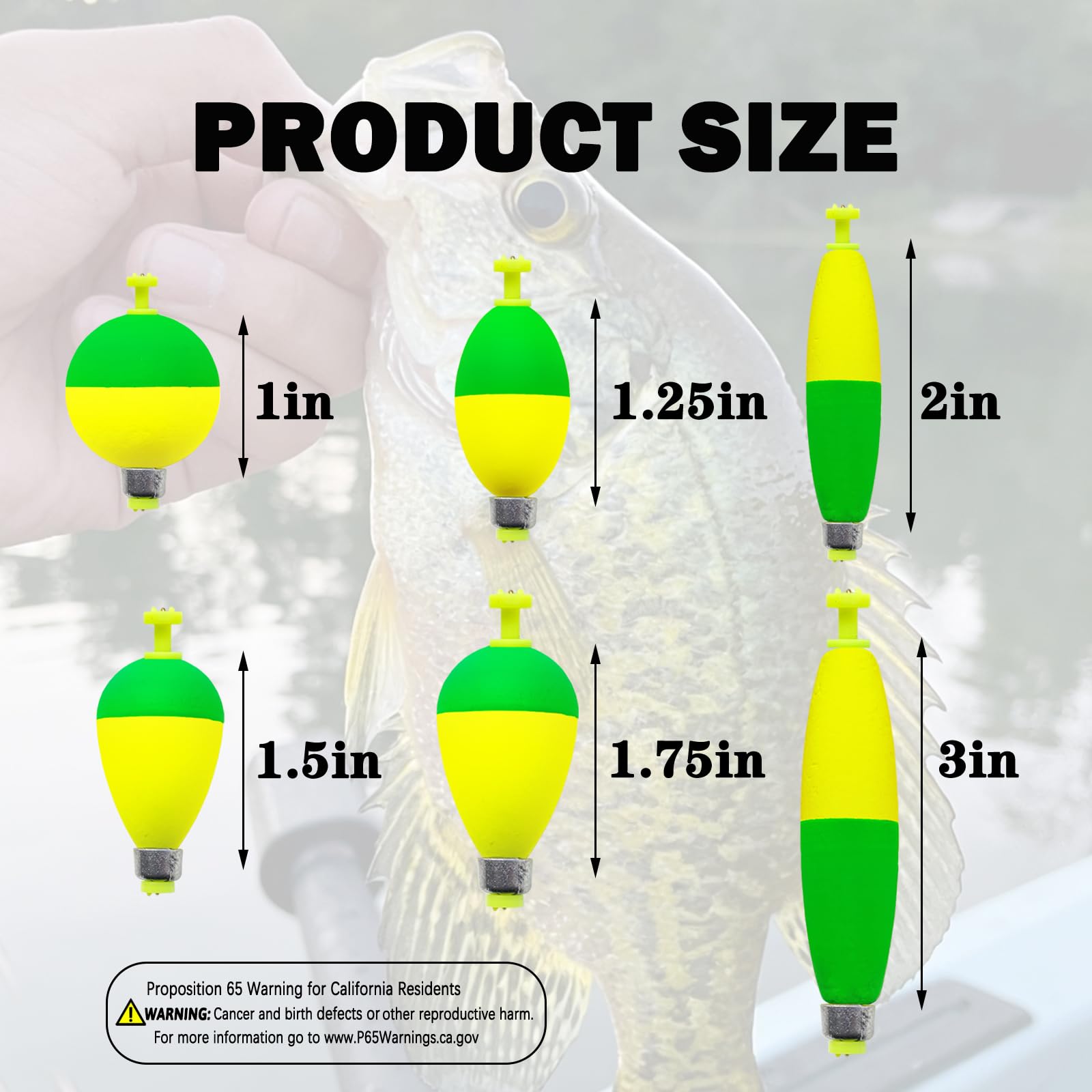 12 szt. spławików wędkarskich, zatrzaskowy spławik wędkarski, korki obciążone bobberki do łowienia crappie panfish bluegill pstrąg