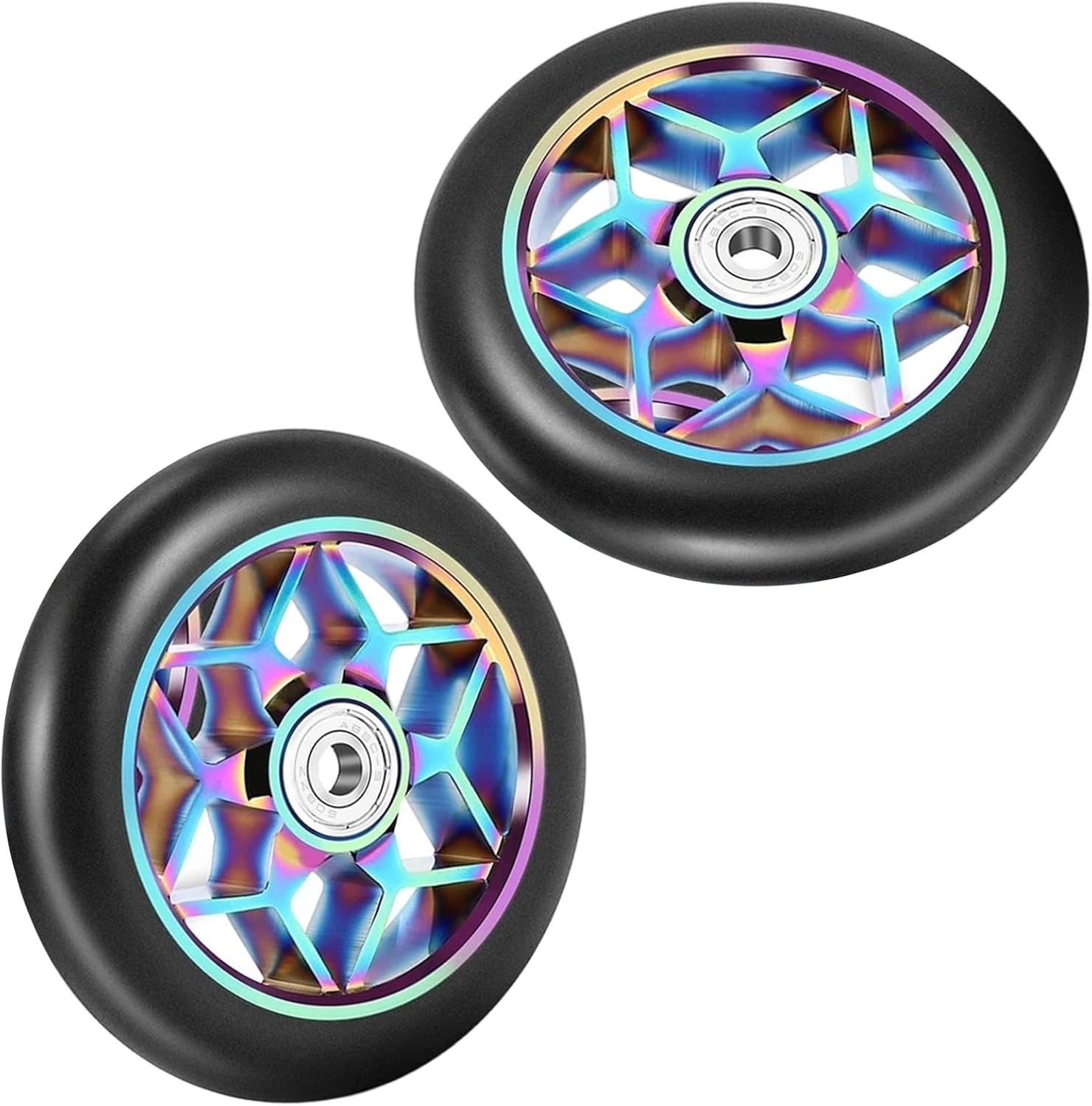 2pack High Speeds Scooters Wheel Bearings Shocked Absorption Wheel Component Accessories Professional Accessories