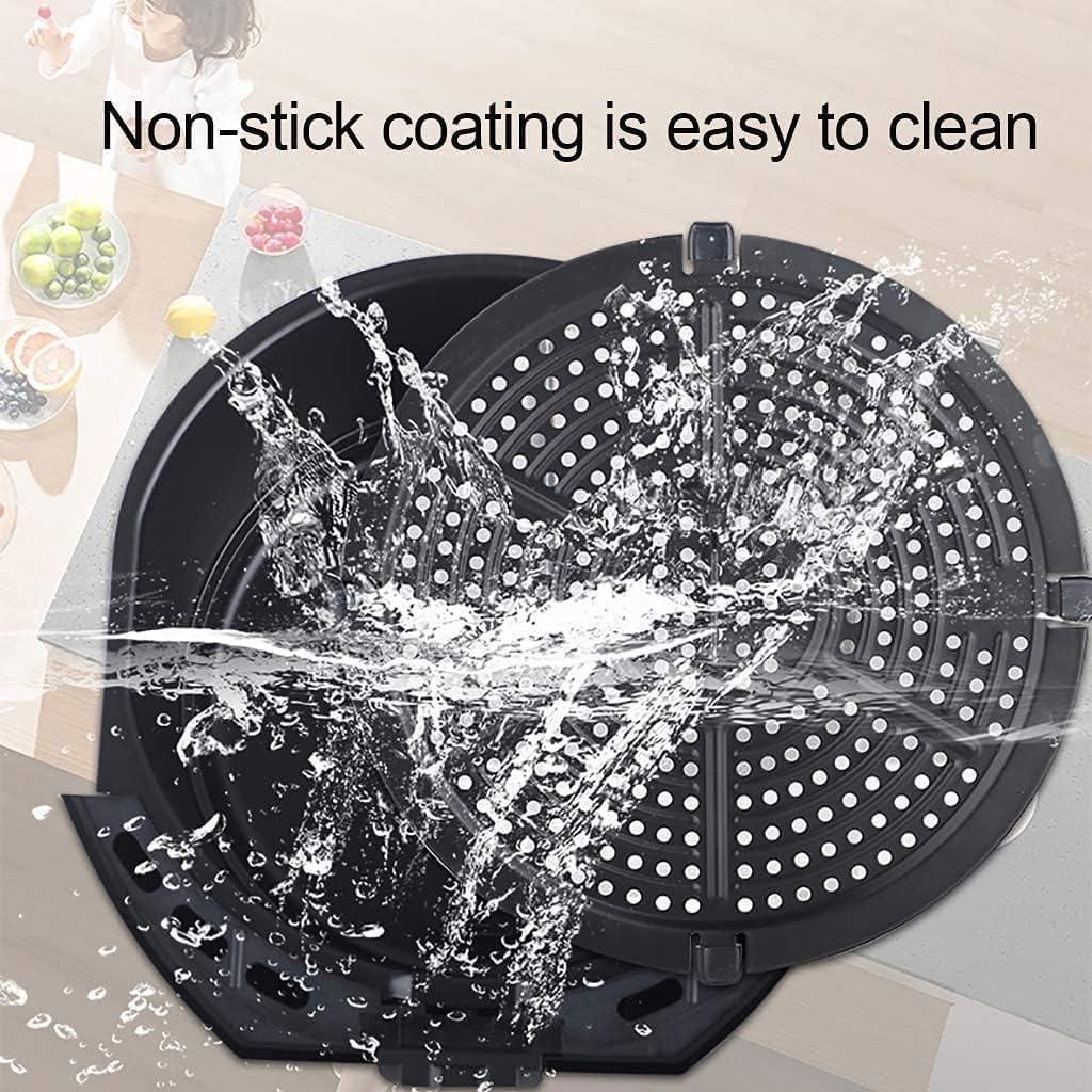 Air Fryer Healthy Cooking 1400W Nonstick Adjustable Temperature Control w/Timer Auto Shutoff Dishwasher Safe Basket