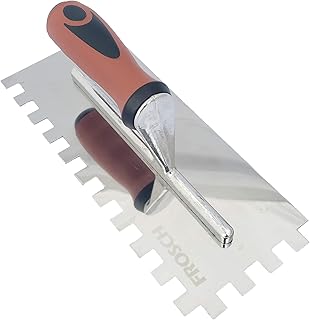 Frosch Stainless Steel Square Notch Tile Trowel (1/2"X1/2")