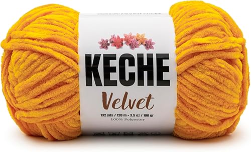 Miniatura 16 de Keche Hilo de terciopelo para ganchillo, manta de felpilla suave, voluminosa, hilo amigurumi, 3.53 oz (132 yardas), color menta