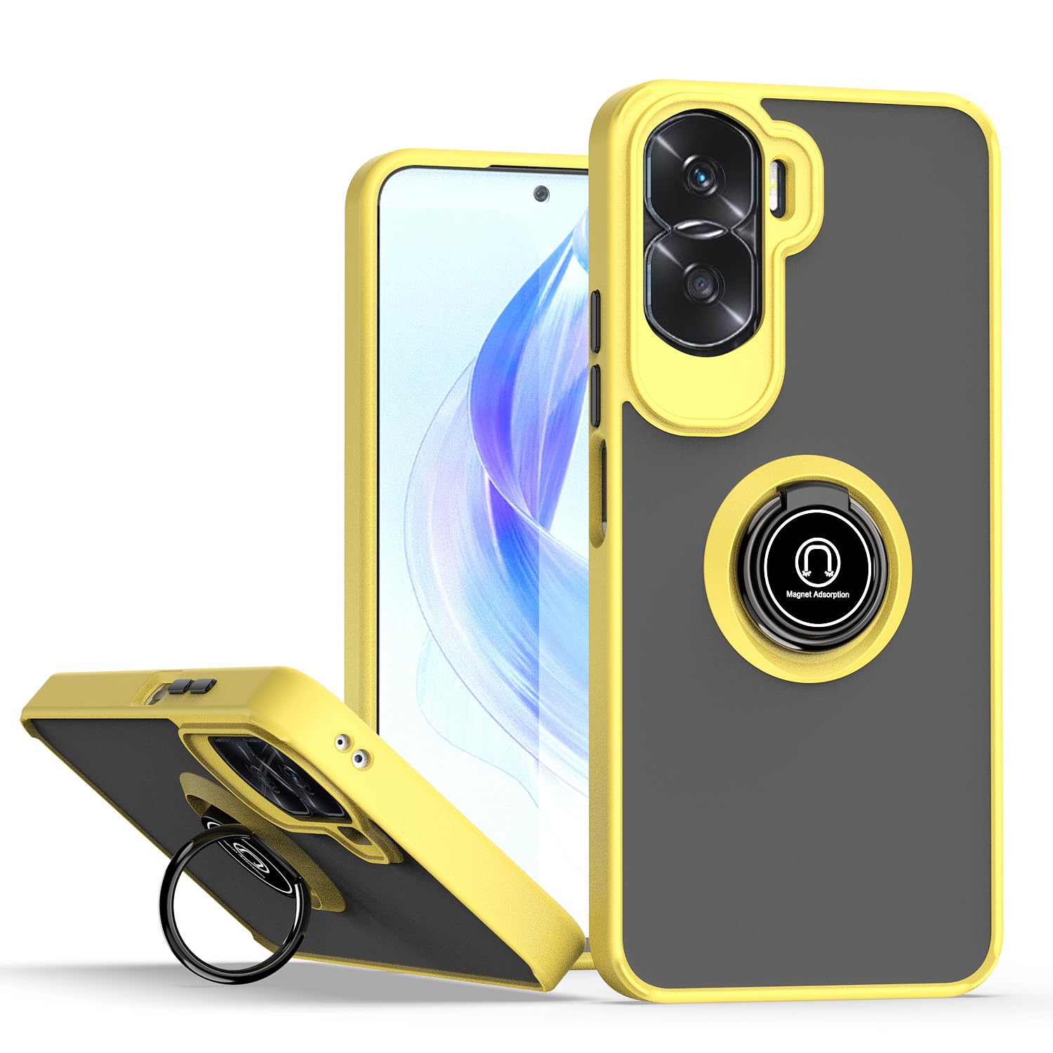 Panzer Hülle Für Honor X5C Plus, Ring Stoßfest Ständer Kamera