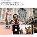 YATWIN Silicone Case for Samsung Galaxy S25 FE 4G, Soft-Touch, Shockproof, DustProof, Antiskid Phone Cover for Samsung Galaxy S25 FE - Pink gallery image