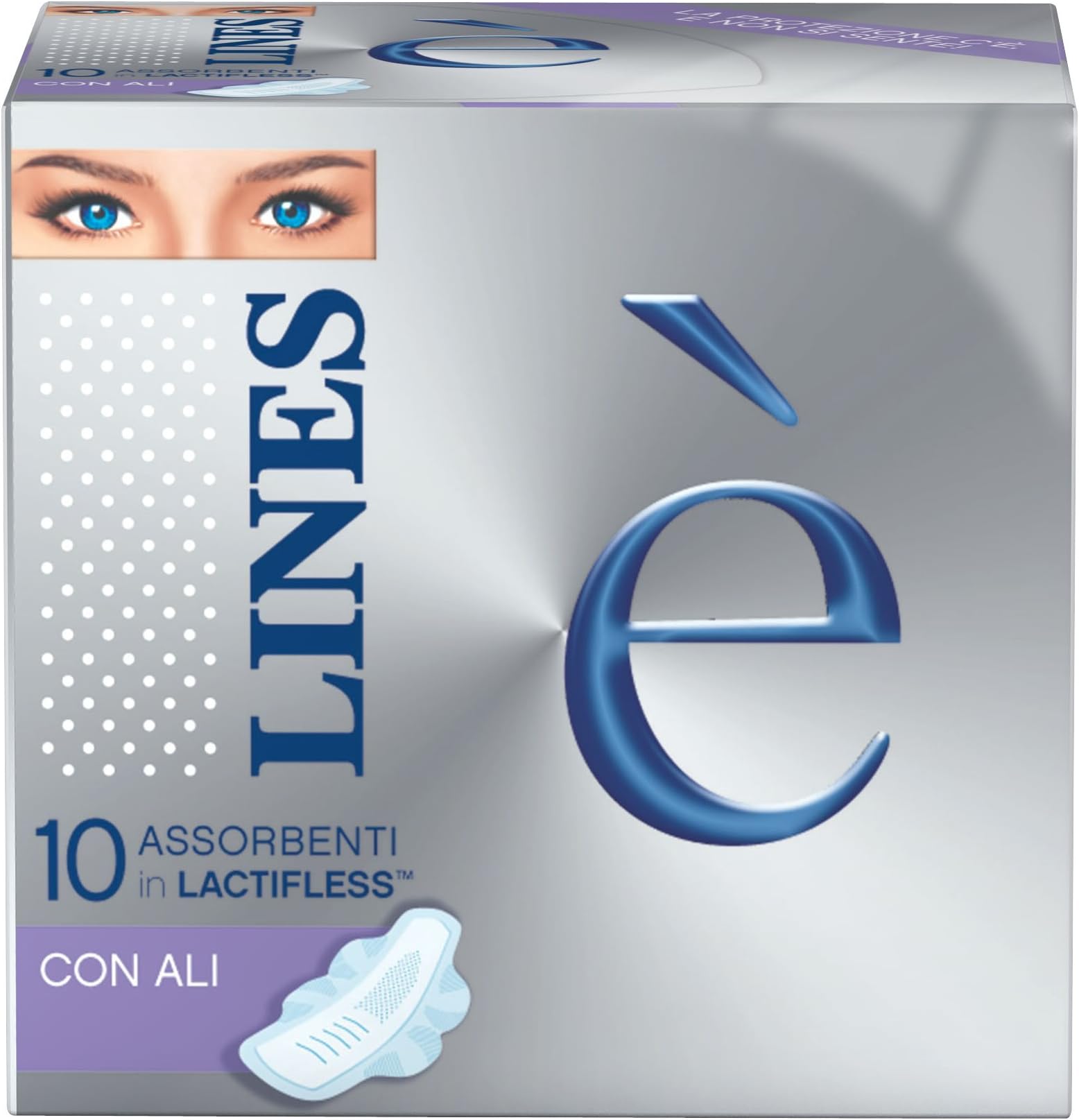 lines Assorbenti E' Actifless Ali 10 Pzla Gamma Di Assorbenti Che Offre L'Asciutto Pulito N°1 in Italia, Grazie Alla Tecnologia Instant Dry, Multicoloured