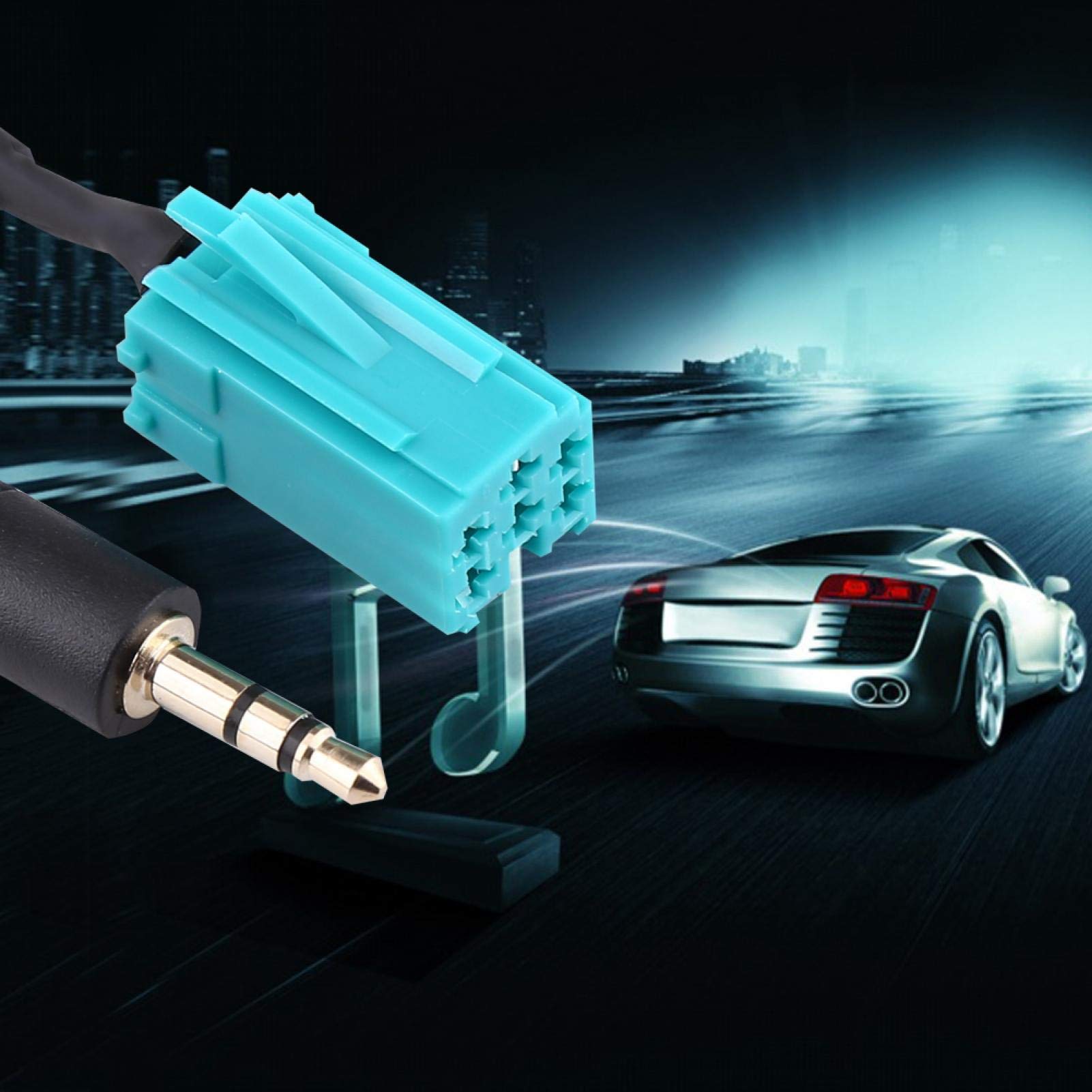 6-pinowy do 3,5 mm pomocniczy kabel AUX adapter do Espace Laguna Scenic Twingo Modus Master