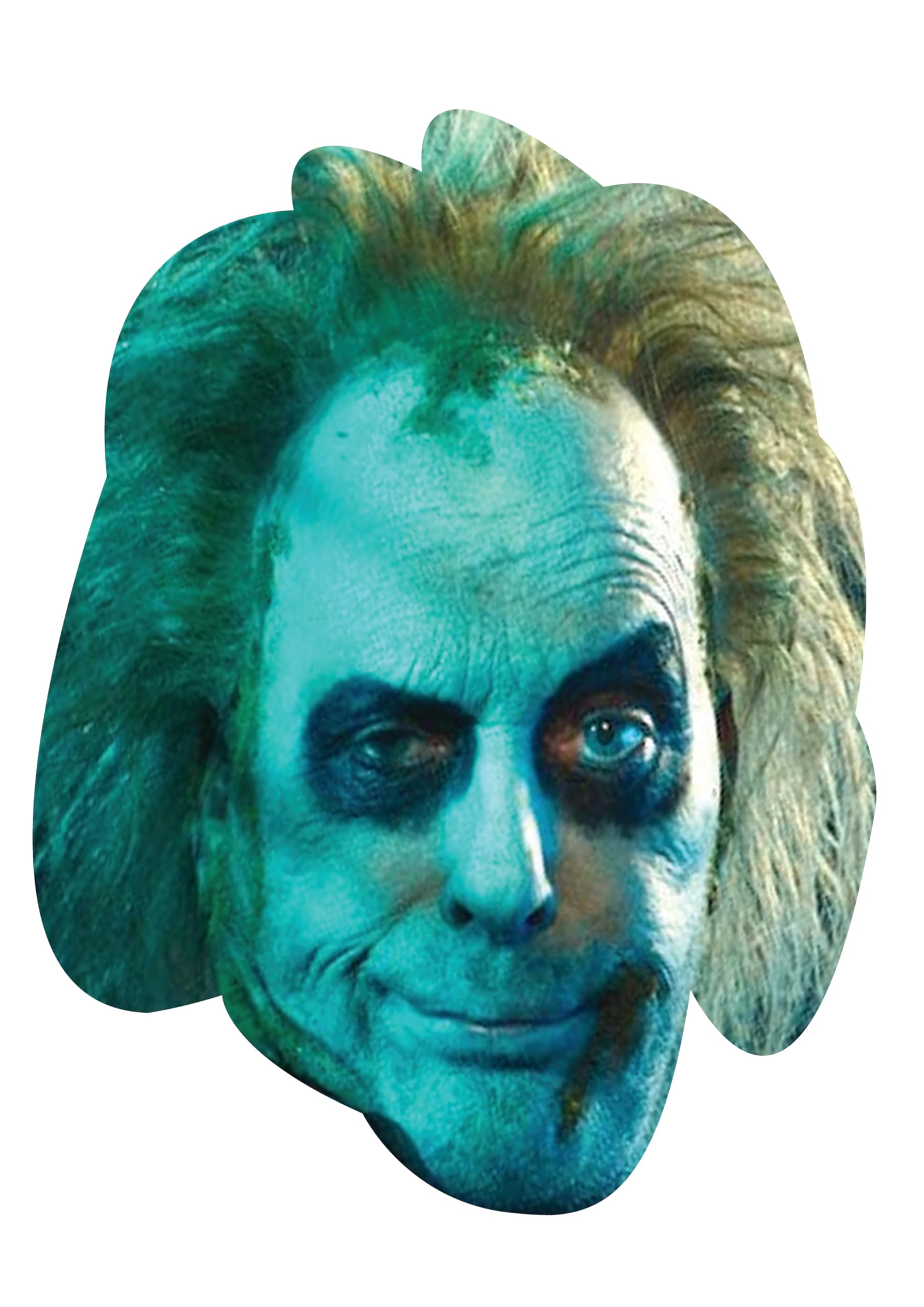 FoxyPrinting Beetlejuice 2024 - Michael Keaton Celebrity Face Mask – Fancy Dress Mask for Parties & Events, DIY