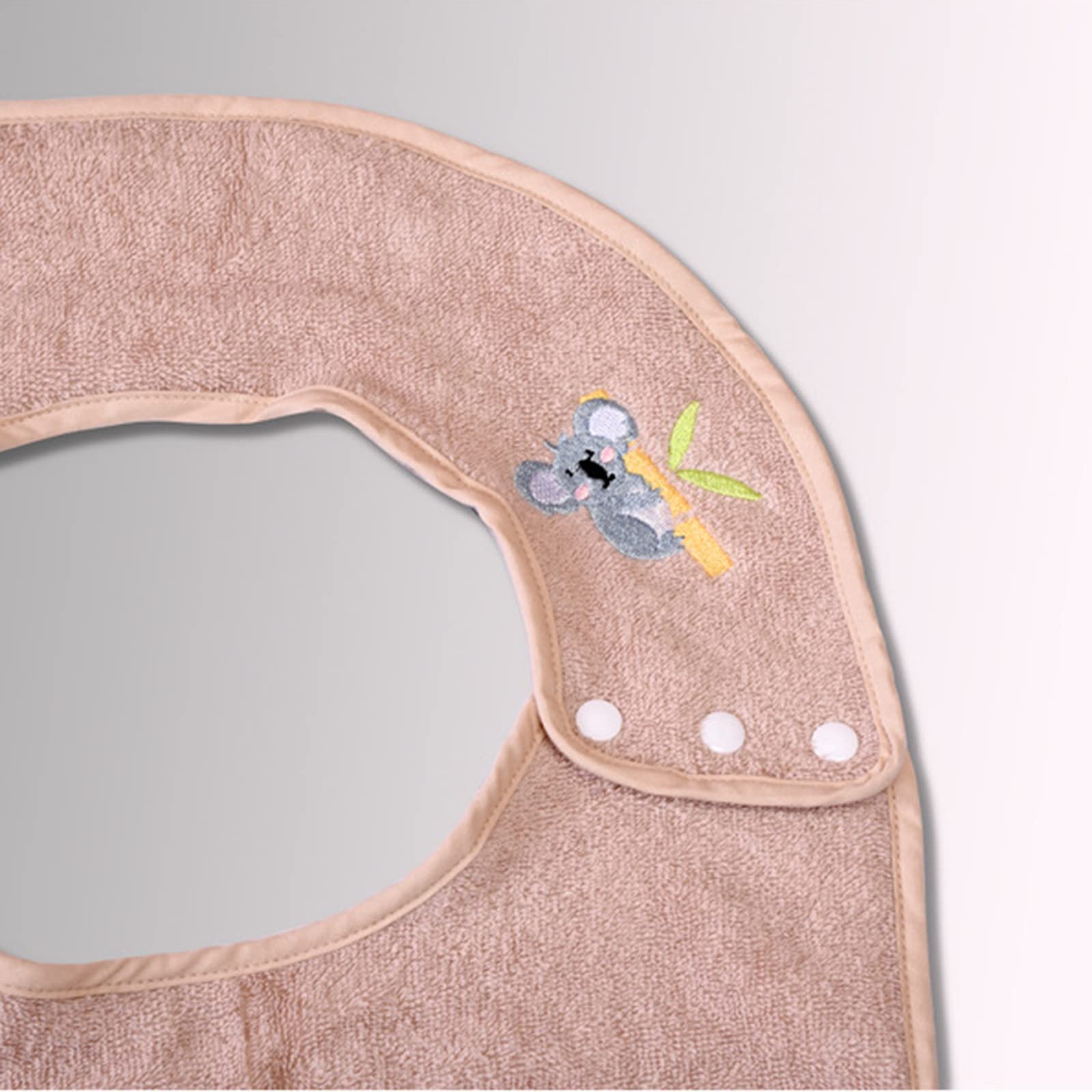 Delantal de Toalla para bebés y bebés recién Nacidos Toalla de baño de bebé con Capucha Grande 100% algodón Manos Libres Toalla de baño para niño y niña