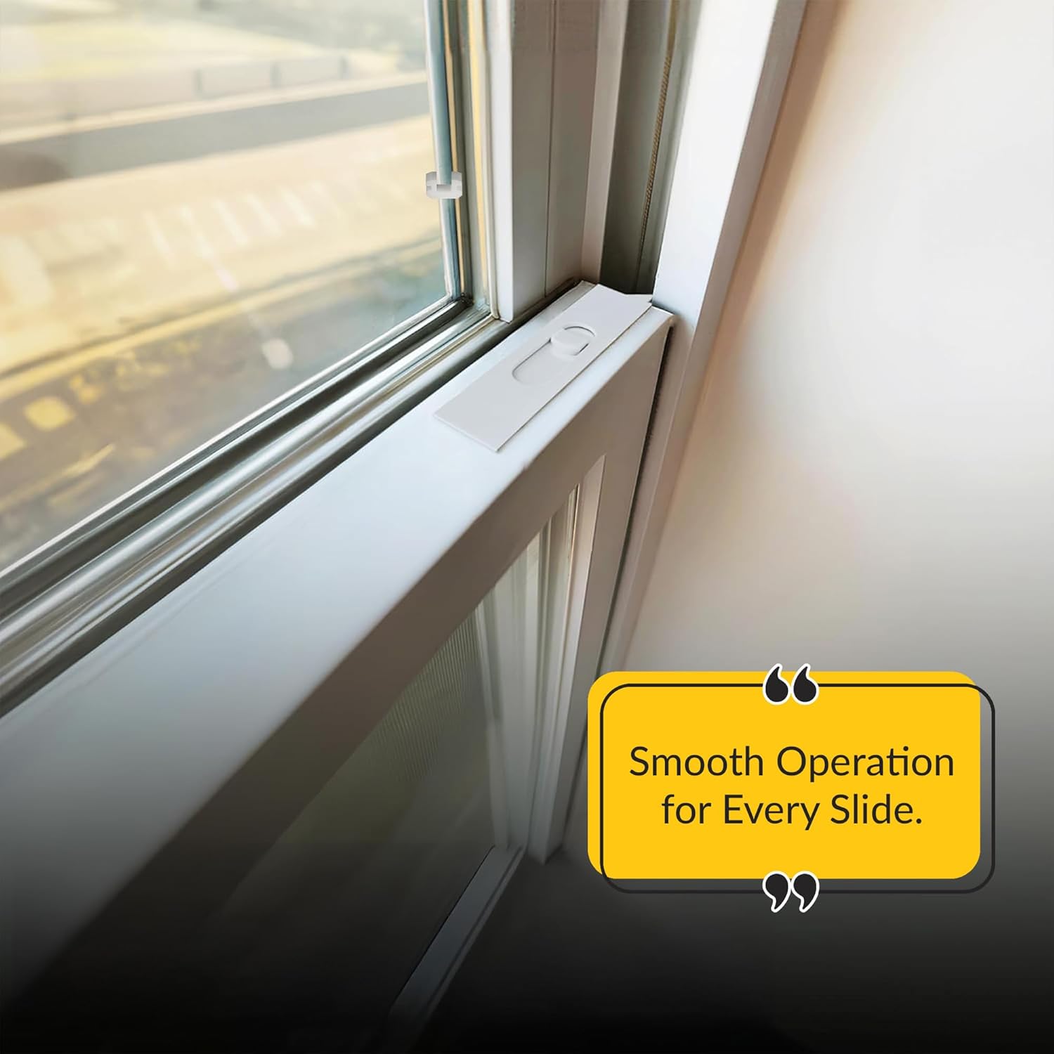 Brixwell Snap in Tilt Latch,Left and Right Pair, Plastic Material, White Finish, 2-21/32" Length, 3/8" Stile Snap Size, 9/32" Nose Size, Suitable for Tilt Window Applications, Easy Replacement Use