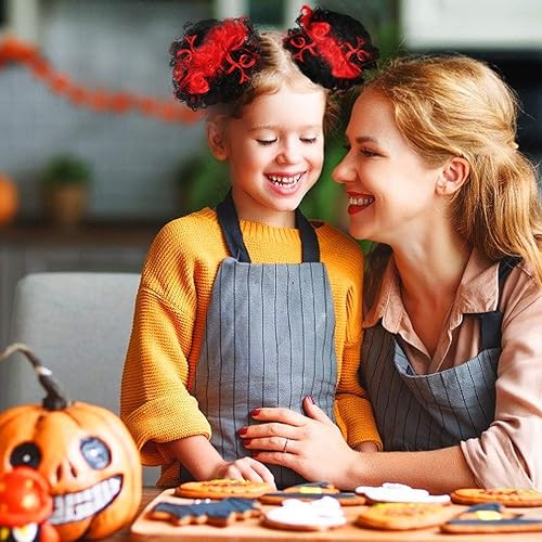 Miniatura 6 de 2 pares de pelucas de payaso para mujer, moño de payaso con clip, pelo sintético de payaso de Halloween para niñas y niños, fiesta, circo,