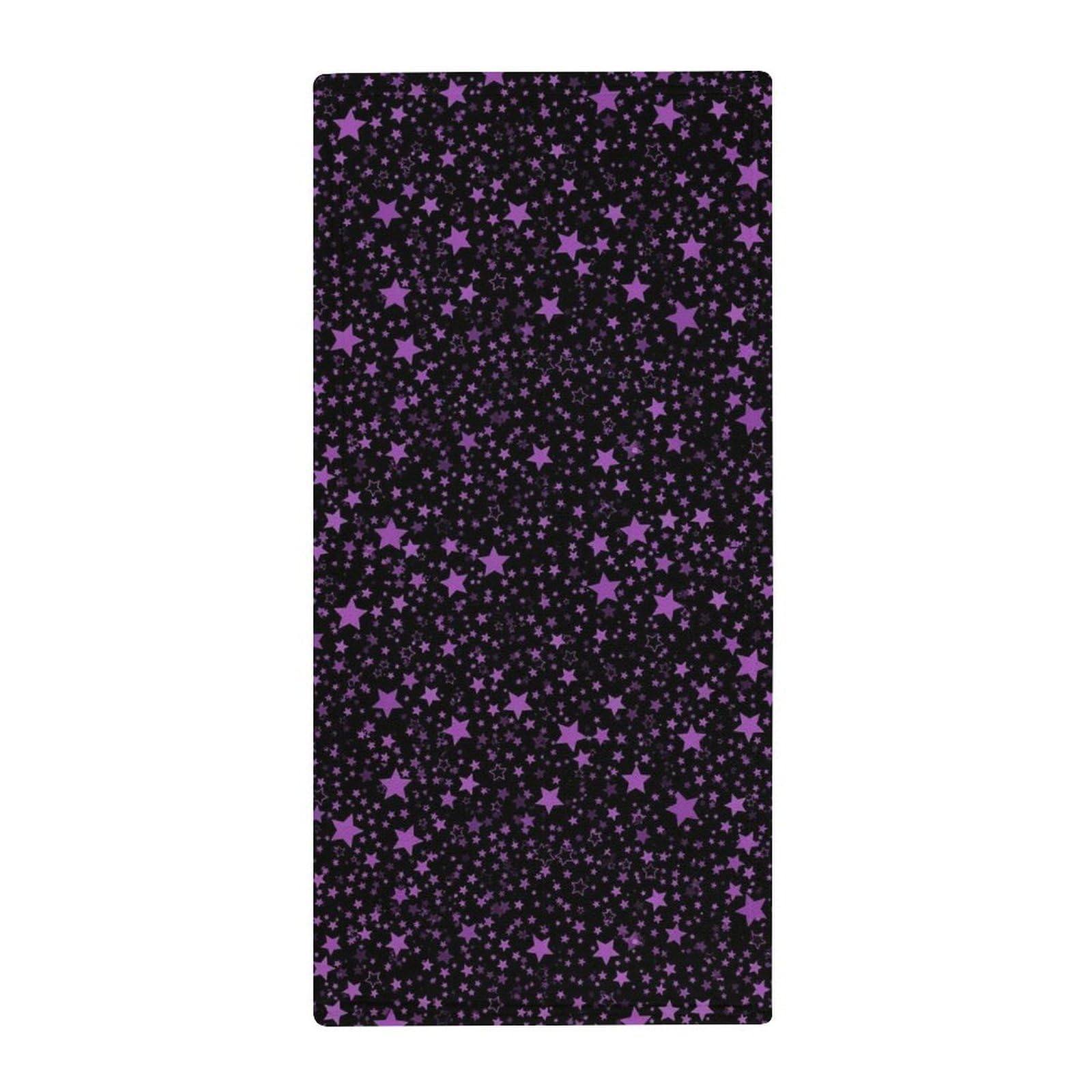Anceky Compact Travel Bath Towels, Purple Star Quick-Dry Absorbent Towels for Gym, Camp & Fitness Enthusiasts