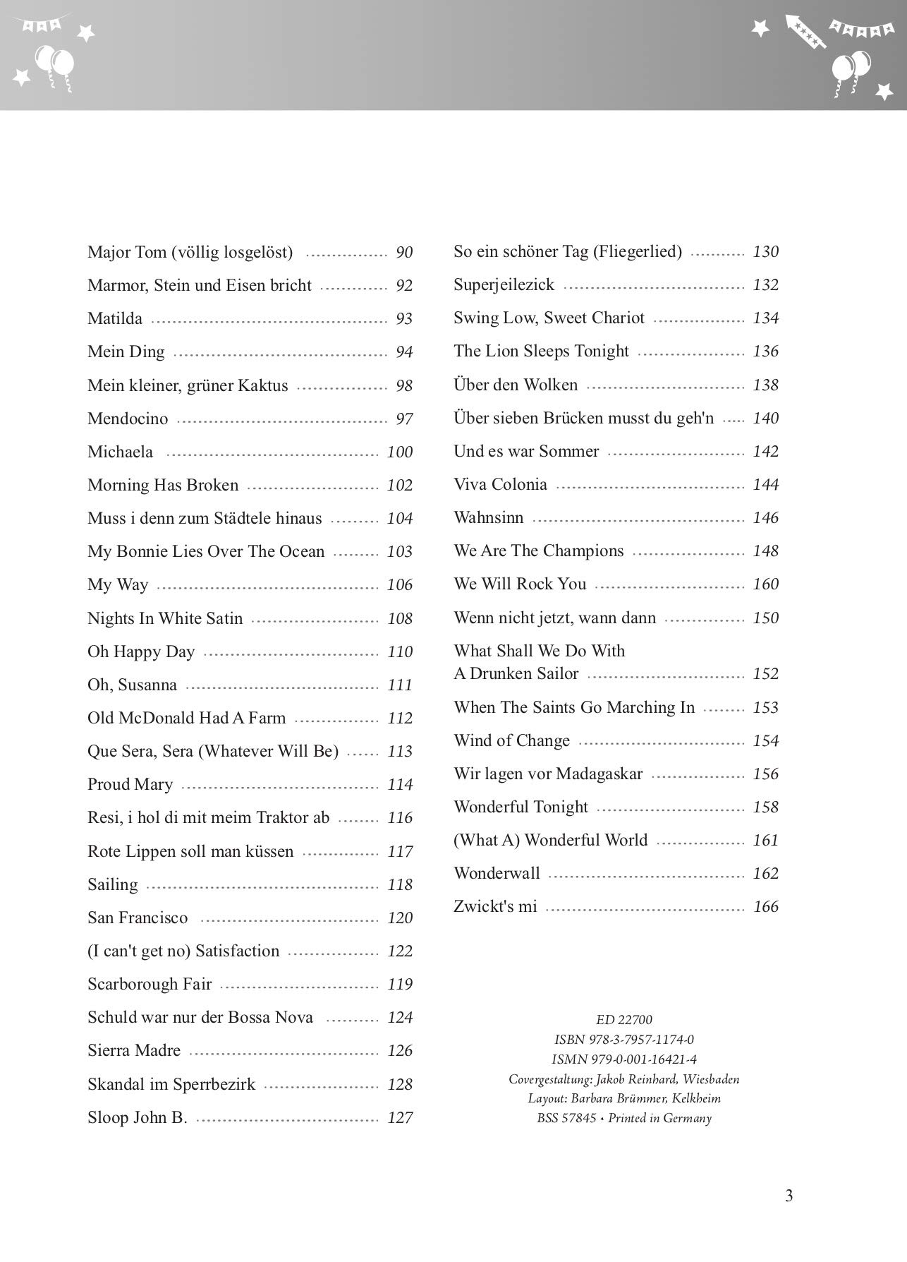 Das Fetenbuch für Alt und Jung - XXL: 100 Lieder und Hits zum Mitsingen, leicht arrangiert für Gesang und Gitarre - im großen Notenformat mit Spiralbindung. voice and guitar. Recueil de chansons.