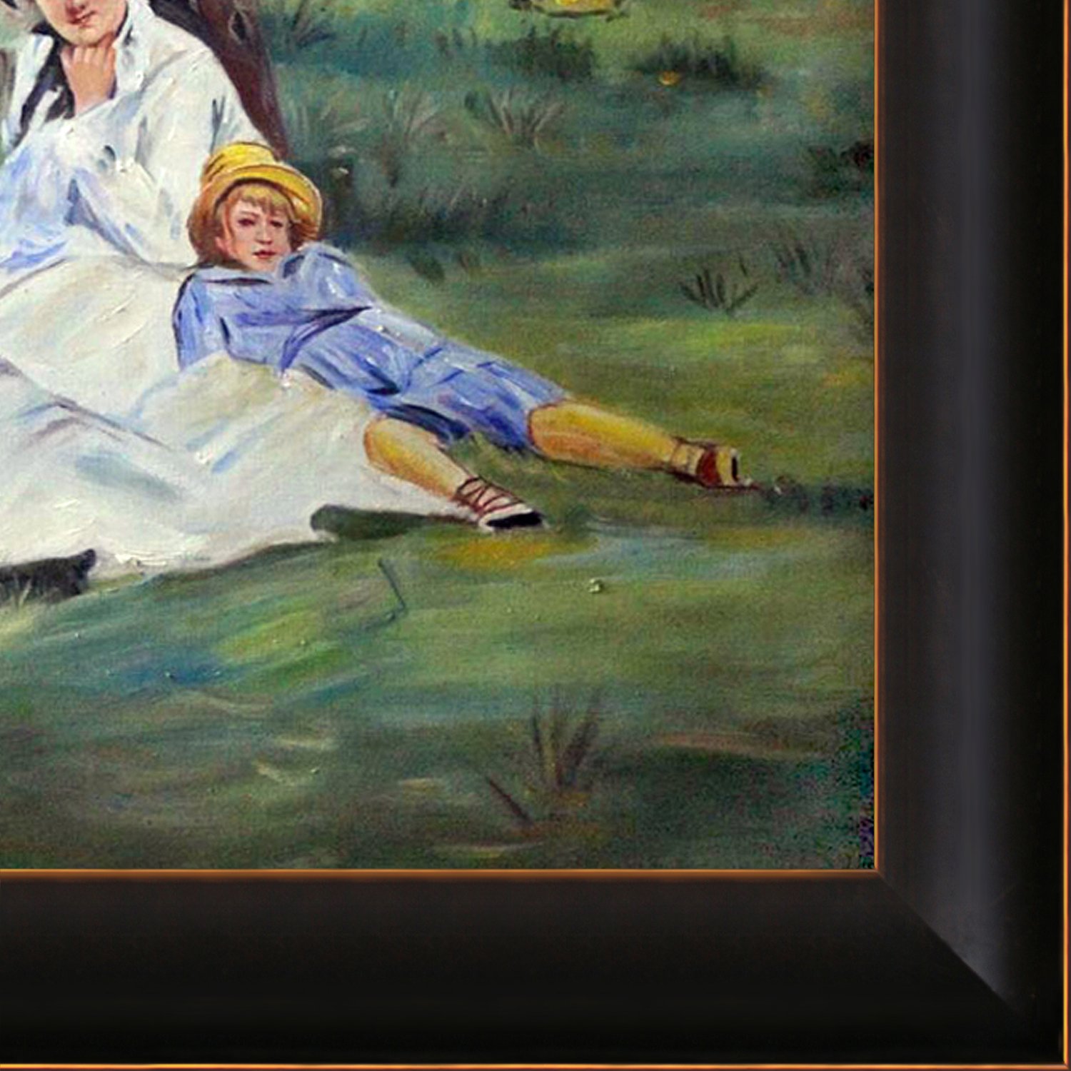 Amazon.com: overstockArt The Monet Family in The Garden by
