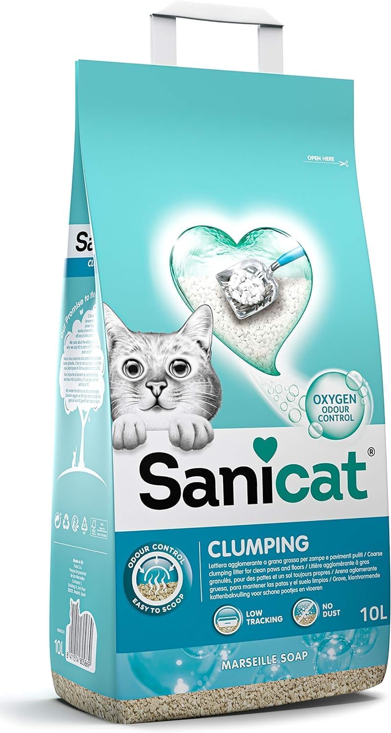 Sanicat Clumping Marseille Soap 10L, Blue