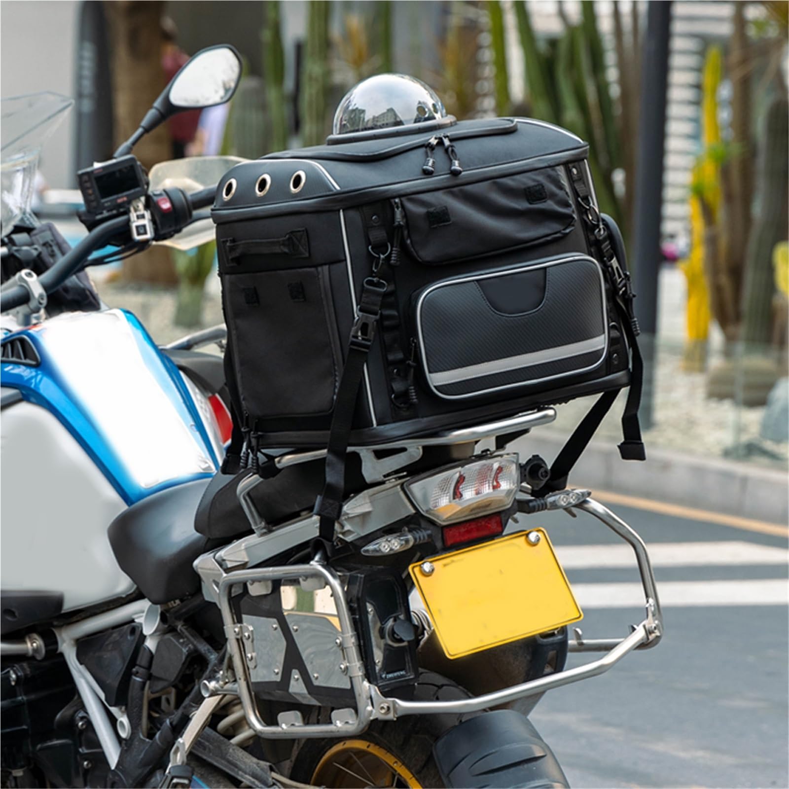 Borsa Per Animali Domestici Da Moto, Trasportino Per Cani Con Portapacchi Per Sedile Passeggero Per Kawasaki
