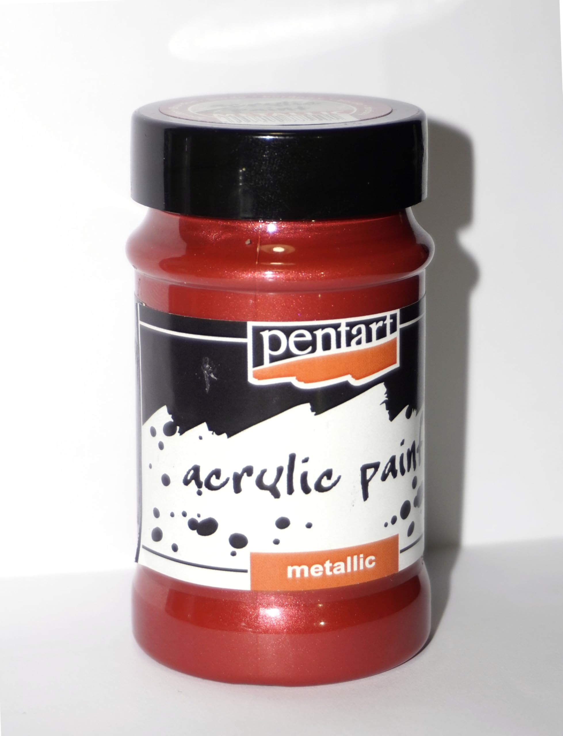 Pentart Metallic Acrylic Paint 100ml Bourdon