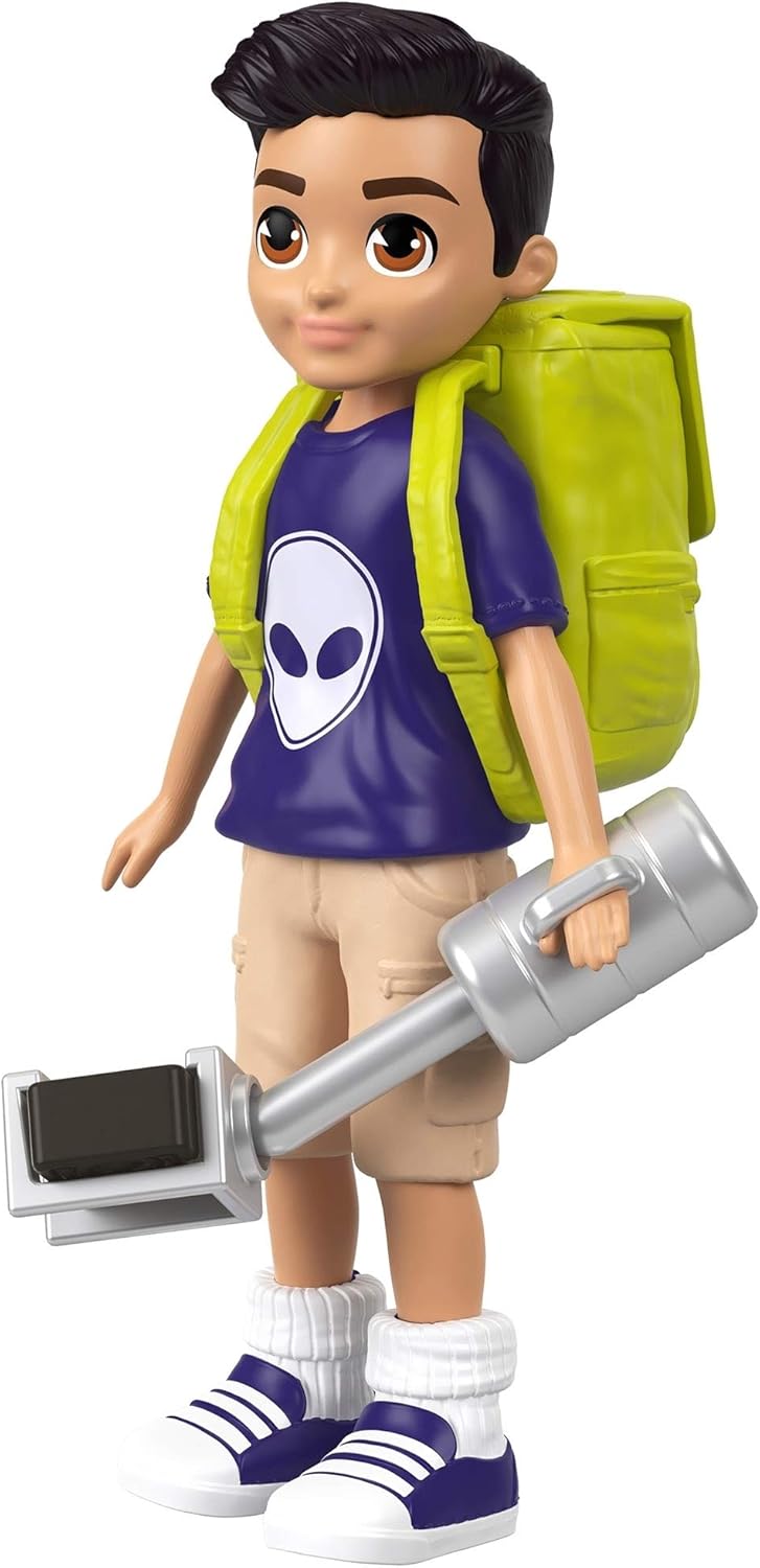 Mattel Polly Pocket Active Pose Doll - Selfie Stick Nicolas