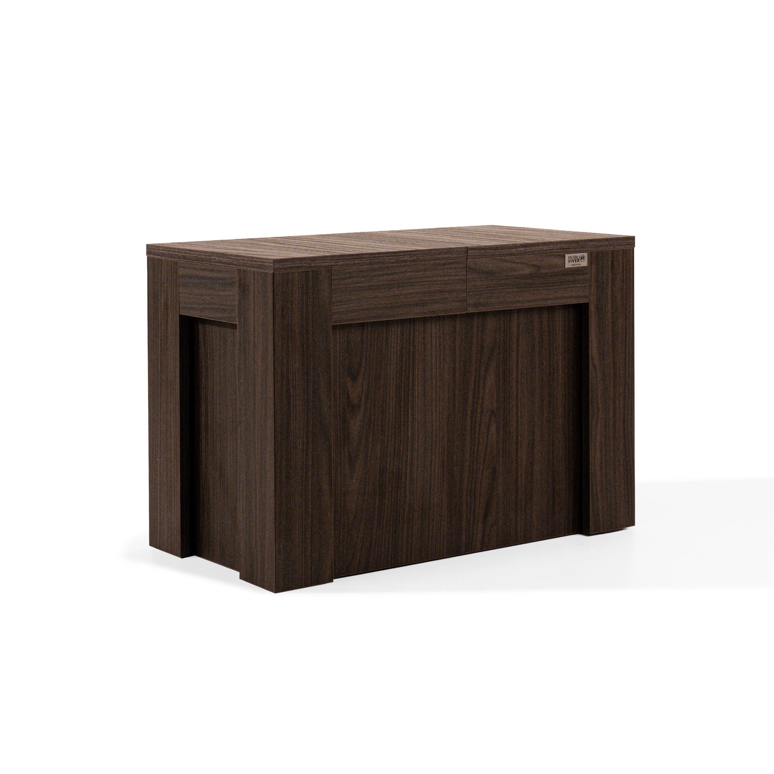 MOBILI FIVER, Ausziehbare Bank X 67,5(292) x35,6 cm, Nussbaum Dunkel