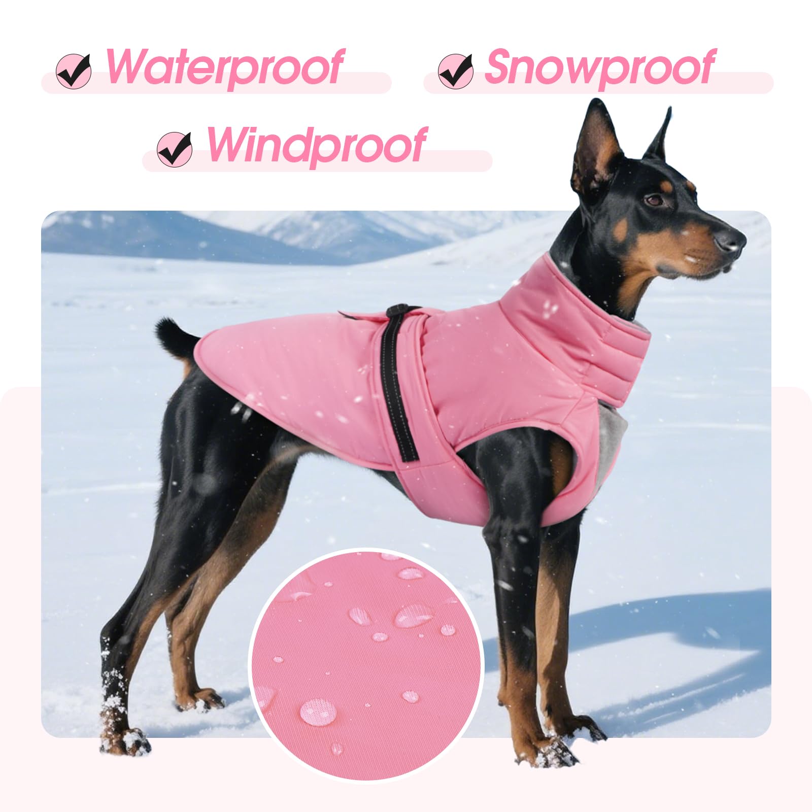 Hundemantel für kaltes Wetter