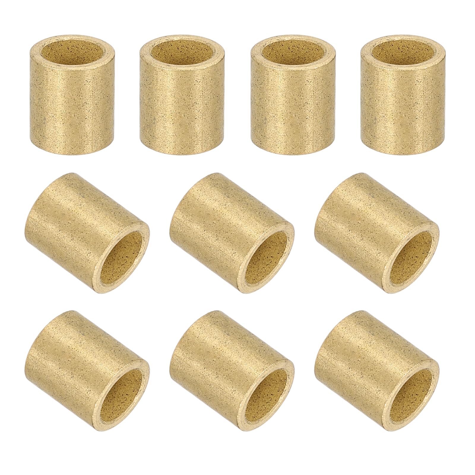 uxcell Lot de 30 roulements à manchon, alésage 5 mm x 7 mm de diamètre extérieur x 8 mm de longueur, bagues auto-lubrifiantes en bronze fritté