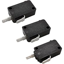 Microwave Oven Door Switch Replacement Part, 16A 125VAC, 2X KW3AT-16 Normally Open + 1x KW3AT-16 Normally Closed