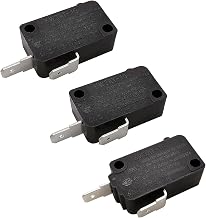 Microwave Oven Door Switch Replacement Part, 16A 125VAC, KW3AT-16 (Downward Compatible with KW3A-16), 2X Normally Open + 1x Normally Closed