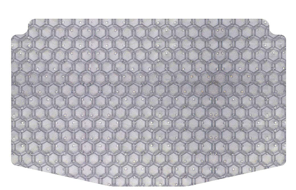 Intro-Tech IN-649-RT-C Hexomat Cargo Area Custom Fit Floor Mat for Select Infiniti G35 Sedan Models - Rubber-Like Compound, Medium, Clear