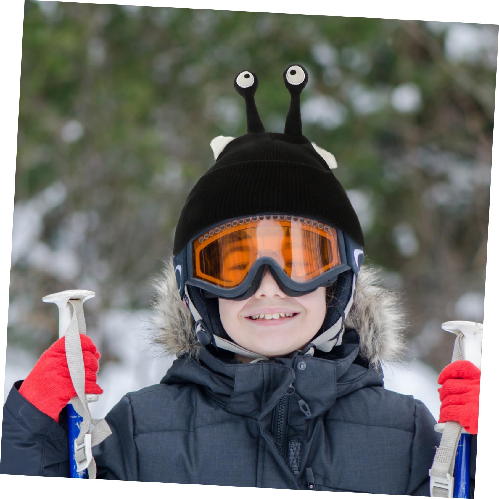 Toyvian Housse De Casque Enfants Housses De Casque De Ski Adulte Hommes Décor De Casque Jolie Housse pour Casque De Ski Couvre-Casque Isolé Accessoires Fil