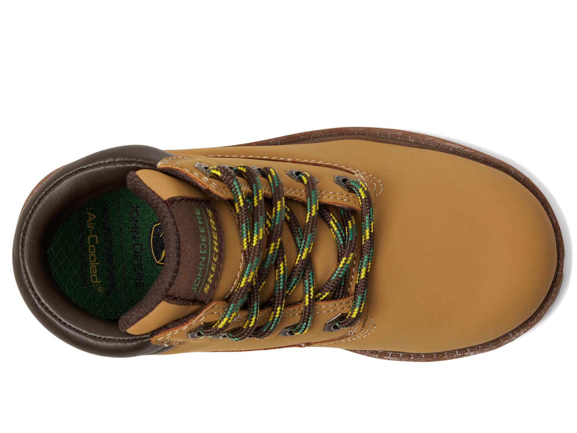 SKECHERS Boy's x John Deere Power Reach 407056L (Little Big Kid) Hiking Shoe, Wheat, 3