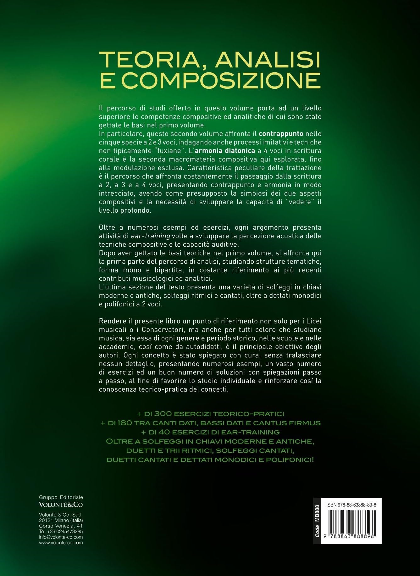 Teoria, analisi e composizione. Con Audio in download. Contrappunto, armonia diatonica forme mono e bipartite (Vol. 2)