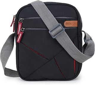 Dezire Crafts Sling Stylish Cross Body Travel Office Business Messenger Shoulder Bag with Multi-Pocket Zip Closure and Adj... Price In India