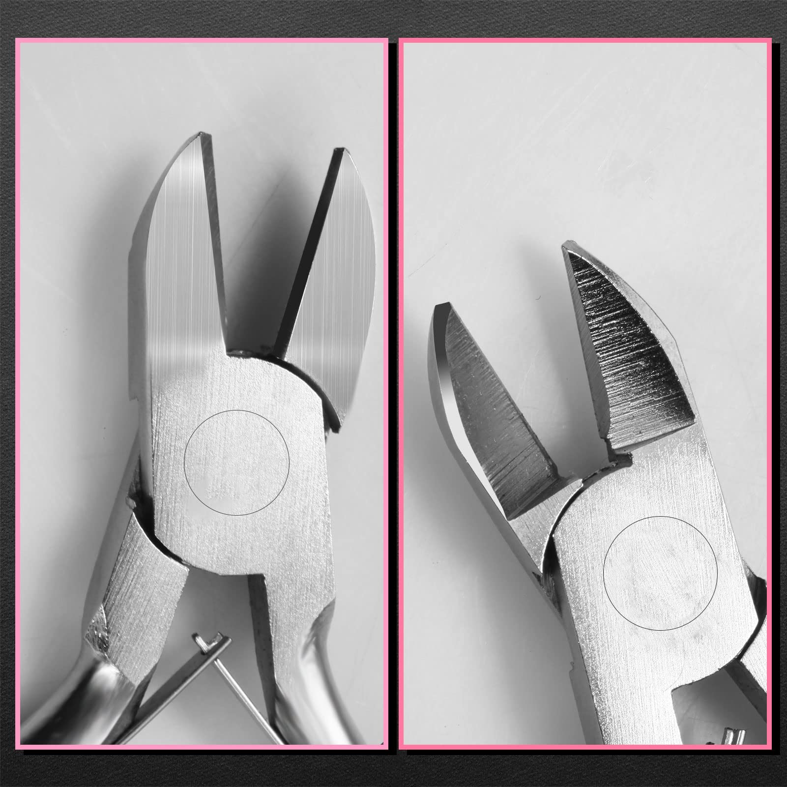 SPEEDWOX Precision Diagonal Cutting Pliers 5 Inches Wire Flush Cutters Electronics Pliers Wire Clippers Side Cutting Nippers for Cut Electronics Wires Jewelry and DIY - Image 2