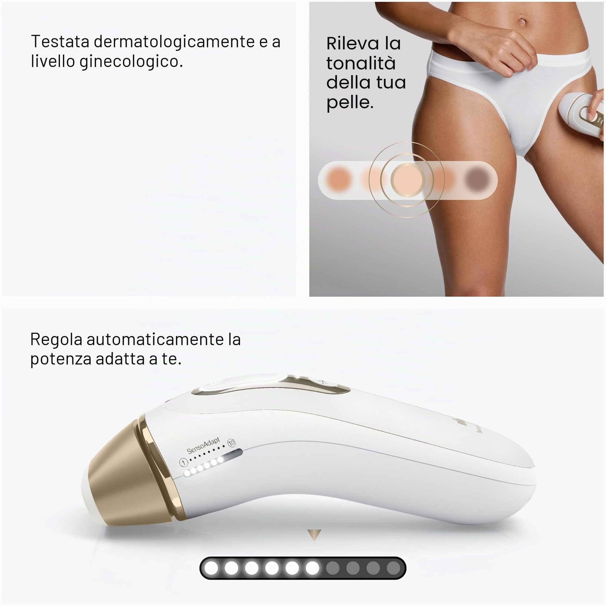 Braun Depilazione IPL, Silk Expert Pro 5 PL5157, approvato dalla FDA, corpo e viso, riduzione permanente dei capelli, alternativa laser da salone, con rasoio Venus, sacchetto