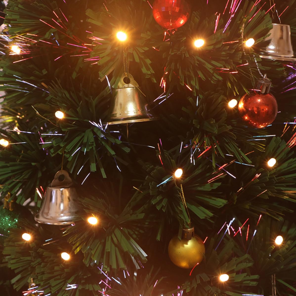 Campanas Navideñas Doradas Adornos DIY Creativos para Colgar de Hierro 120 y Pequeños en Árbol de Navidad para Ambientación Festiva