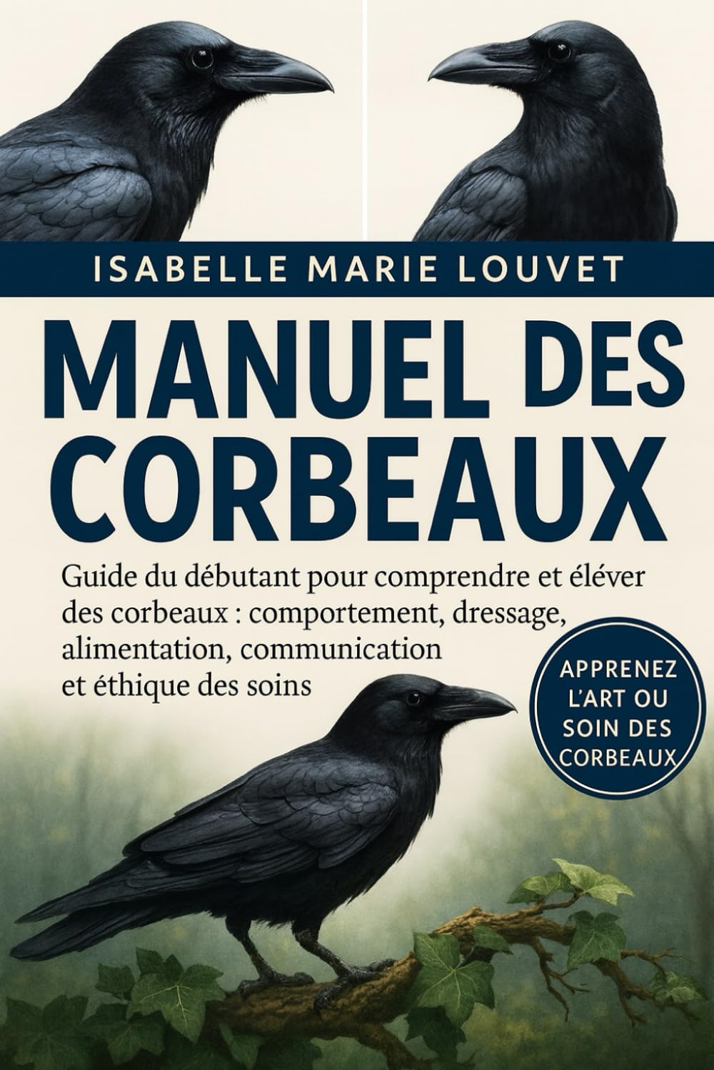 MANUEL DES CORBEAUX: Guide du débutant pour comprendre et élever des corbeaux : comportement, dressage, alimentation, communication et éthique des soins