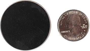 Isolate It: Sorbothane Vibration Isolation Circular Disc Pad 0.5 Thick 1.5 Dia. 70 Duro with 3M PSA - 4 Pack