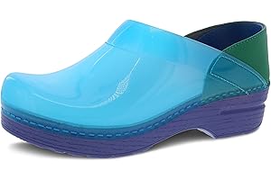 Dansko Professional Translucent Slip-On Clogs for Women: Comfort in Jelly-Soft Candy