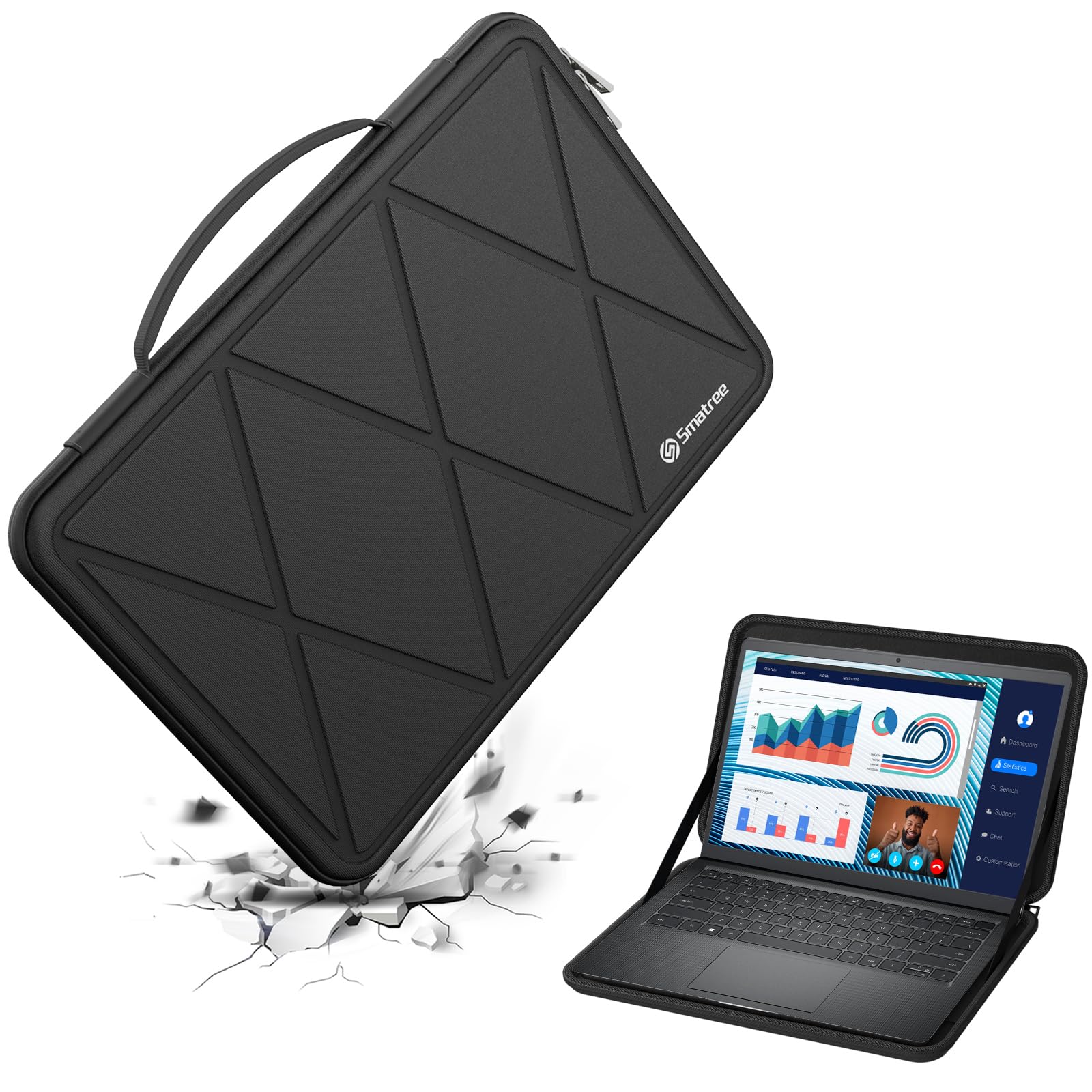 Amazon.co.jp: Smatree ハードEVA保護スリーブケース 14インチ Dell
