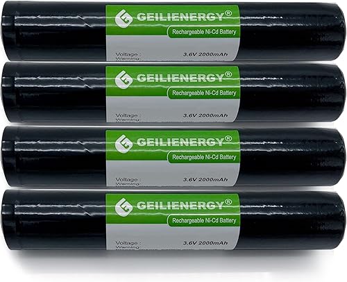 Miniatura 9 de Paquete de 3, 6 V, 2000 mAh, Ni-Cd, linterna recargable compatible con Stinger Streamlight XT HP LED DS DE 75175 75375 75813 76000 76300 Poly