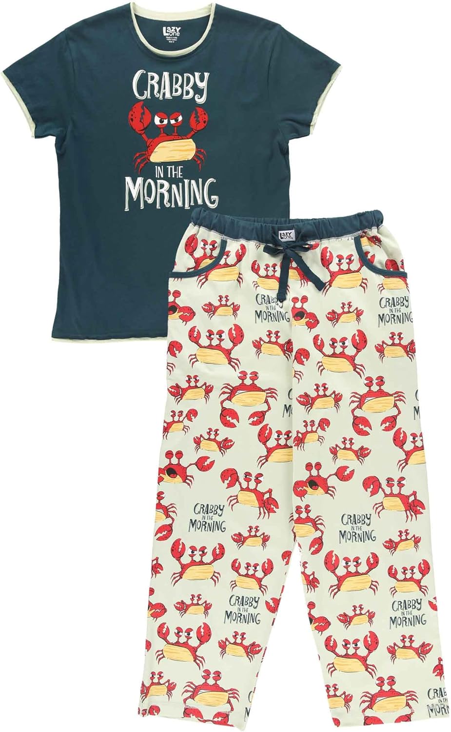 Lazy One Women’s Aquatic Pajama Set – Cute Ocean & Coastal Animal Loungewear for Comfort and Fun - Image 4