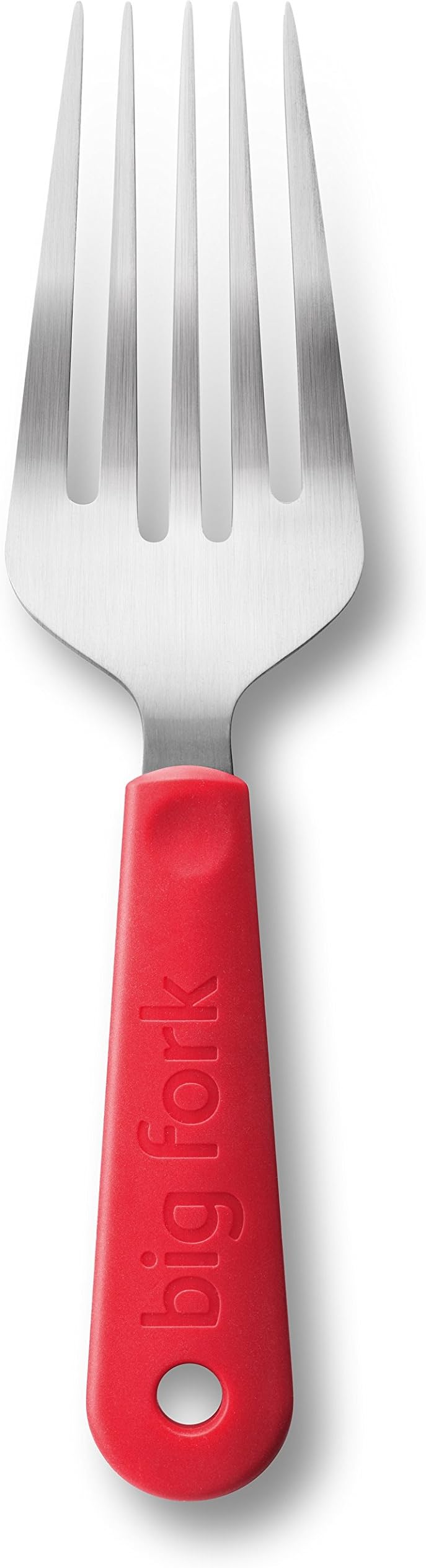 New Soda Big Fork/Turner, Stainless Steel, Red, 3 x 6.4 x 27 cm