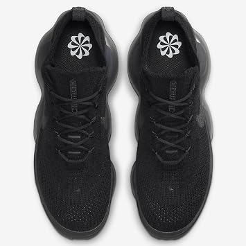 Nike Mens Air Max Scorpion Flyknit DJ4701 003 Triple Black - Size 11, Black/Anthracite-anthracite, 7 UK