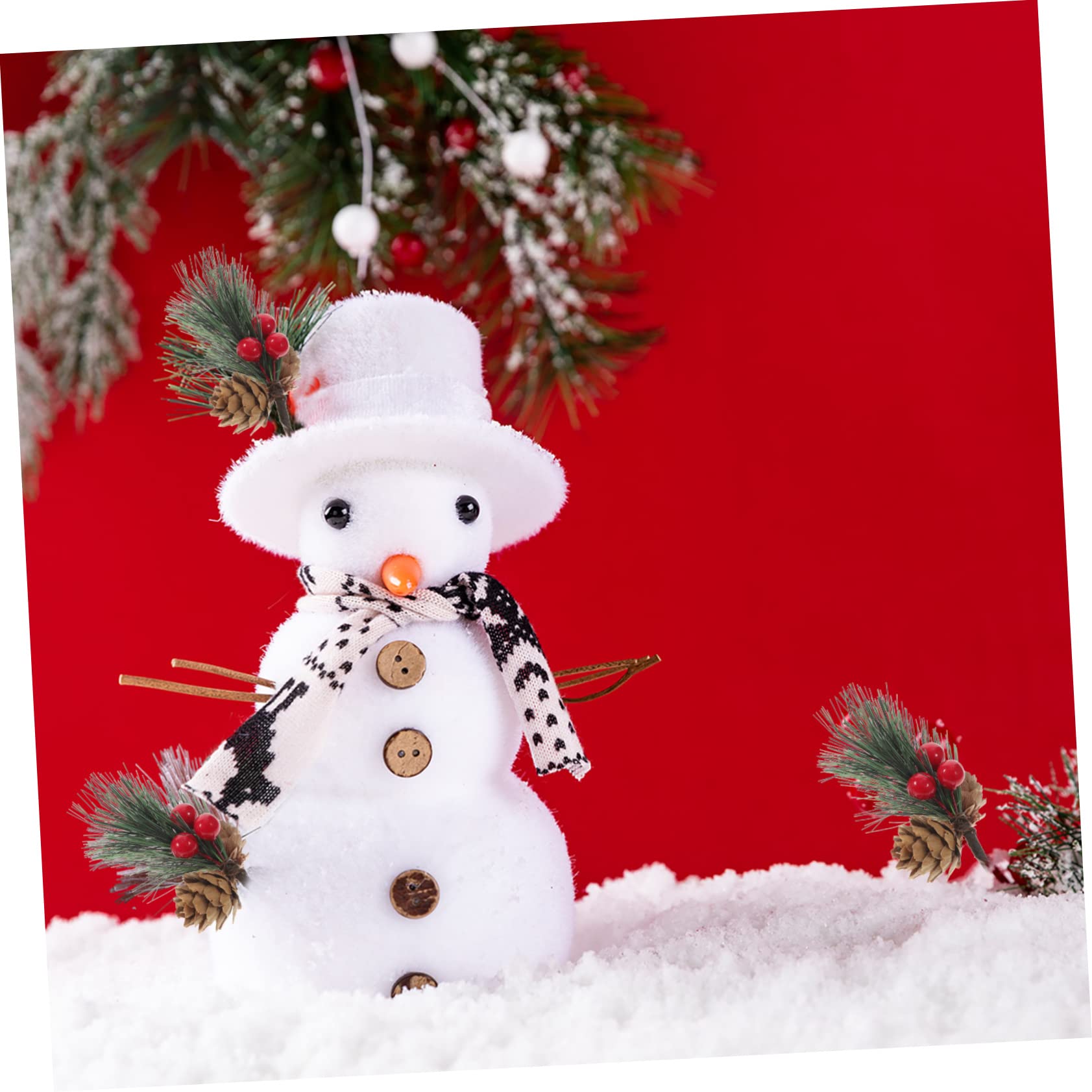 RLKHXBS 10 ück Tannenzapfen-Pflanzengirlande, künstliche Girlande, künstlicher Blumenkranz, Beerenpflücker, Weihnachtsbaum, zum Aufhängen, künstliche rote Beerenstiele, Weihnachten, Kunsthandwerk,