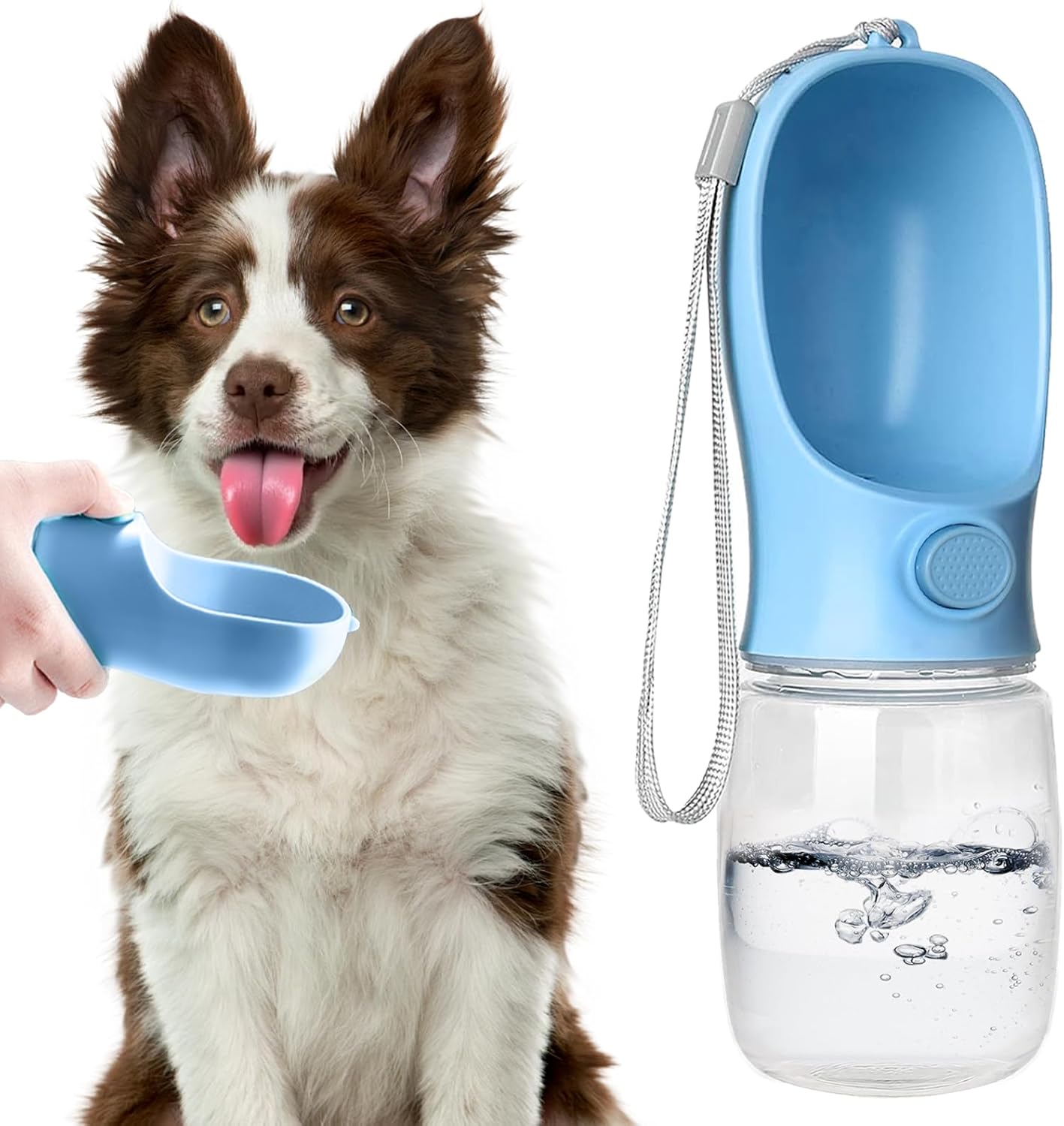 Portable BPA-Free Pet Water Bottle: Easy One-Hand Use for Dogs & Cats (350ml) Portable BPA-Free Pet Water Bottle: Easy One-Hand Use for Dogs & Cats (350ml)