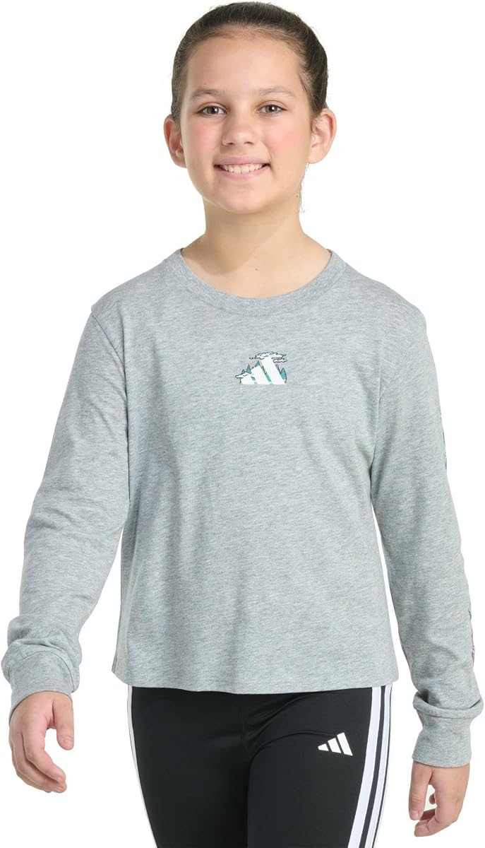 adidas Camiseta de manga larga para niña