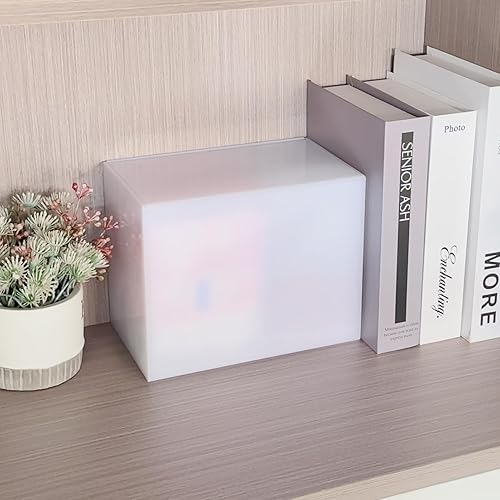 Miniatura 2 de Soporte de tampón para baño, caja de contenedor de tampones y almohadillas, soporte de almacenamiento de período para mujer, color blanco